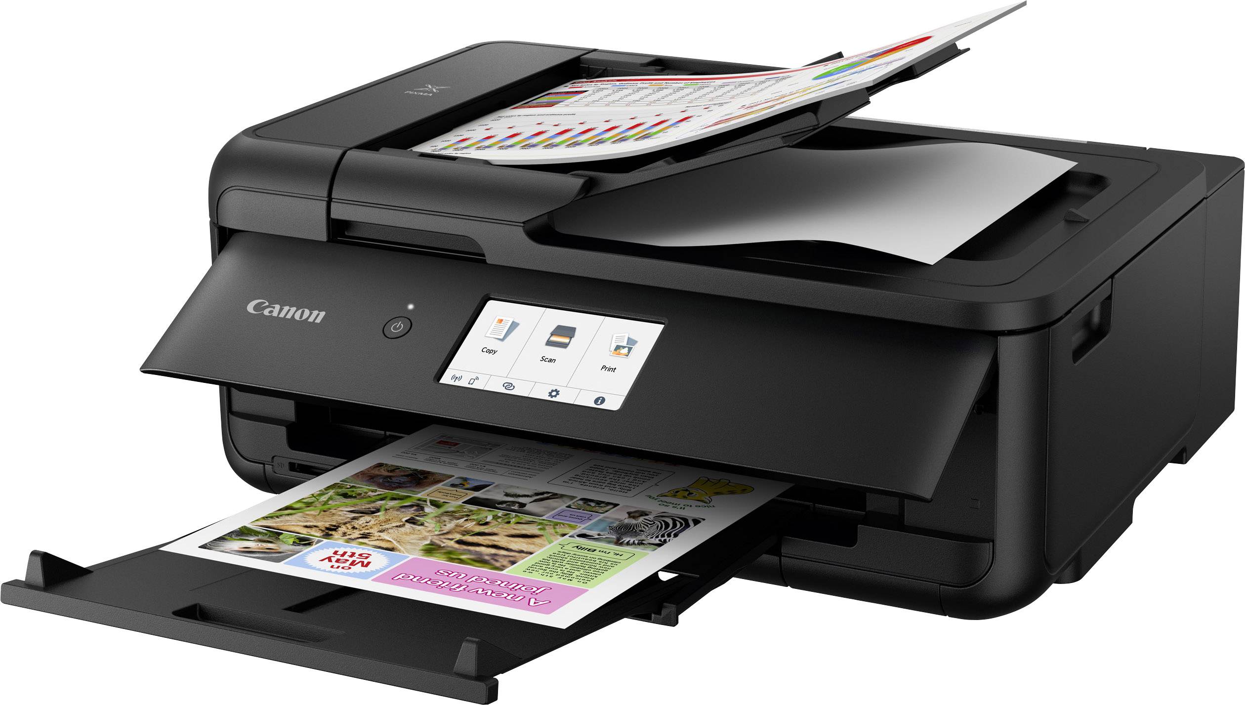 Canon PIXMA TS9550 Multifunctionele printer A3 Printen, scannen, kopiëren LAN, WiFi, Bluetooth, Duplex, ADF-2