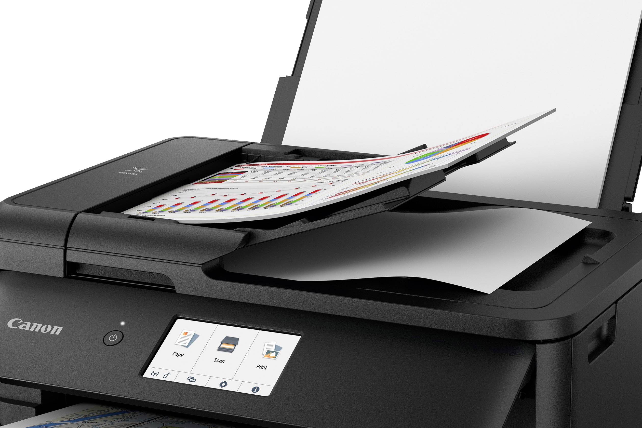 Canon PIXMA TS9550 Multifunctionele printer A3 Printen, scannen, kopiëren LAN, WiFi, Bluetooth, Duplex, ADF-3