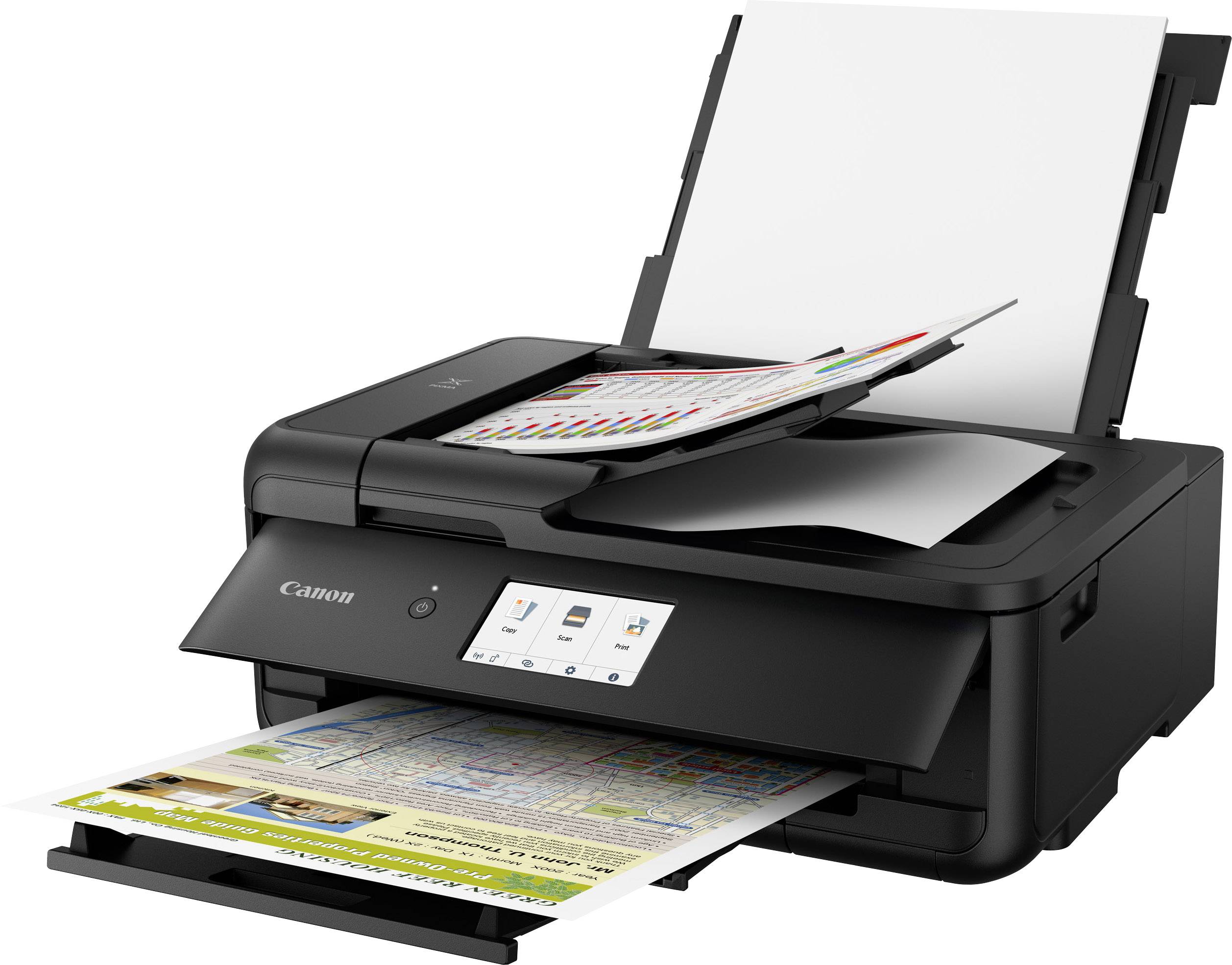 Canon PIXMA TS9550 Multifunctionele printer A3 Printen, scannen, kopiëren LAN, WiFi, Bluetooth, Duplex, ADF-4