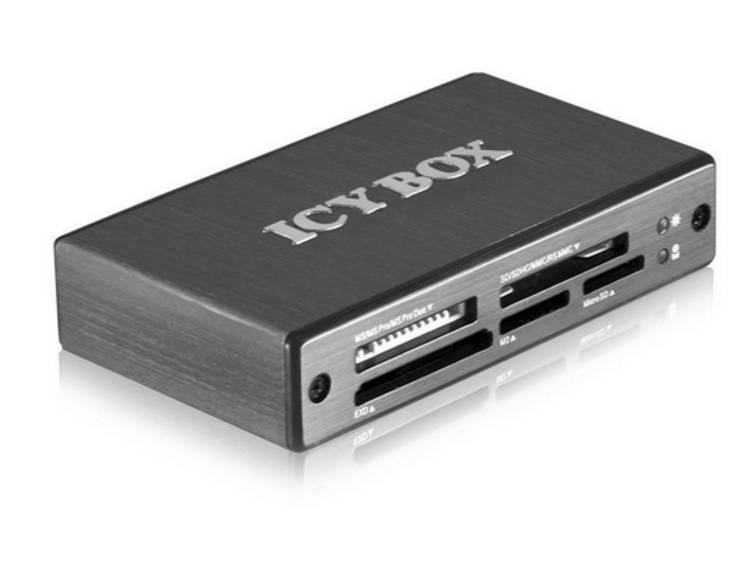 Raidsonic MultiReader IcyBox    6xCard 1x Micro USB3.0 IB-869a grey (IB-869A)