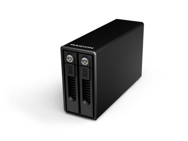 Raidon GR3660-TB2 HDD--SSD-behuizing 2.5-3.5  Zwart behuizing voor opslagstations