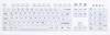 Contour Active Key AK-C8100F Medical Key Hygiënisch toetsenbord Radiografisch QWERTZ, Duits Wit Siliconemembraan, Geschikt voor desinfectie (DGHM/VAH)