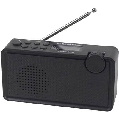Albrecht DR 62 Transistorradio DAB+, VHF (FM)   Zwart