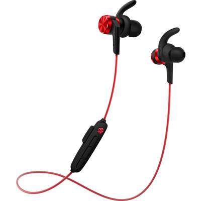 1more E1018 iBFree Sport In Ear oordopjes  Sport Bluetooth  Rood  Headset, Volumeregeling, Bestand tegen zweet, Waterbes