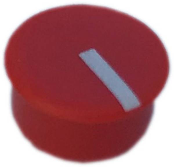 PSP C100-6 Afdekkap  Rood, Wit Geschikt voor Ronde knop 10 mm 1 stuk(s)