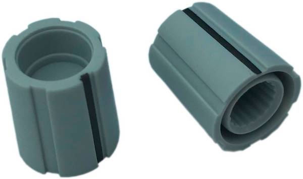 PSP S110-618-2 S110-618-2 Draaiknop  Grijs (Ø x h) 11 mm x 13.5 mm 1 stuk(s)