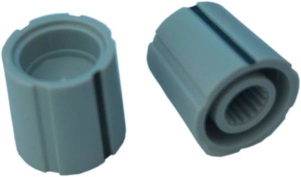 PSP S130-618-2 S130-618-2 Draaiknop  Grijs (Ø x h) 13 mm x 13.5 mm 1 stuk(s)