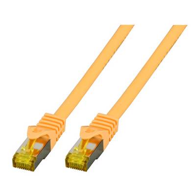 EFB RJ45 patchkabel S/FTP, Cat.6A, LSZH, Cat.7 ruwe kabel, 10m, geel-0
