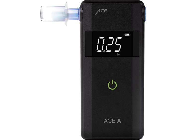 ACE A Alcoholtester Zwart 4.00 tot 0.00 â° Alarm, Incl. display, Countdown-functie