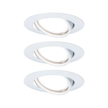 Paulmann 93426  Inbouwlamp Set van 3 stuks  LED GU10  Wit