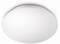 Witte ronde LED-plafondlamp met een gladde oppervlakte, geschikt voor moderne interieurs.
