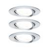 Paulmann 93469 Nova Inbouwlamp Set van 3 stuks LED GU10 19.5 W Aluminium