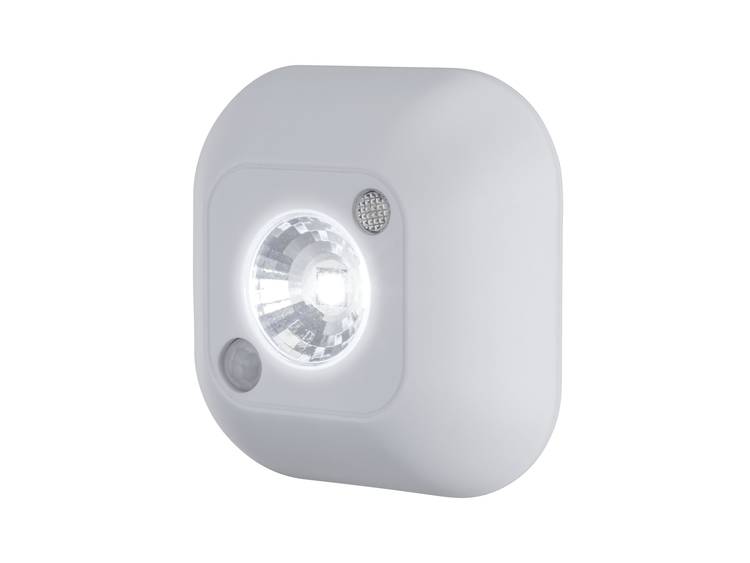 Paulmann 78971 Nachtlamp met bewegingsmelder Vierkant LED Daglicht-wit Wit