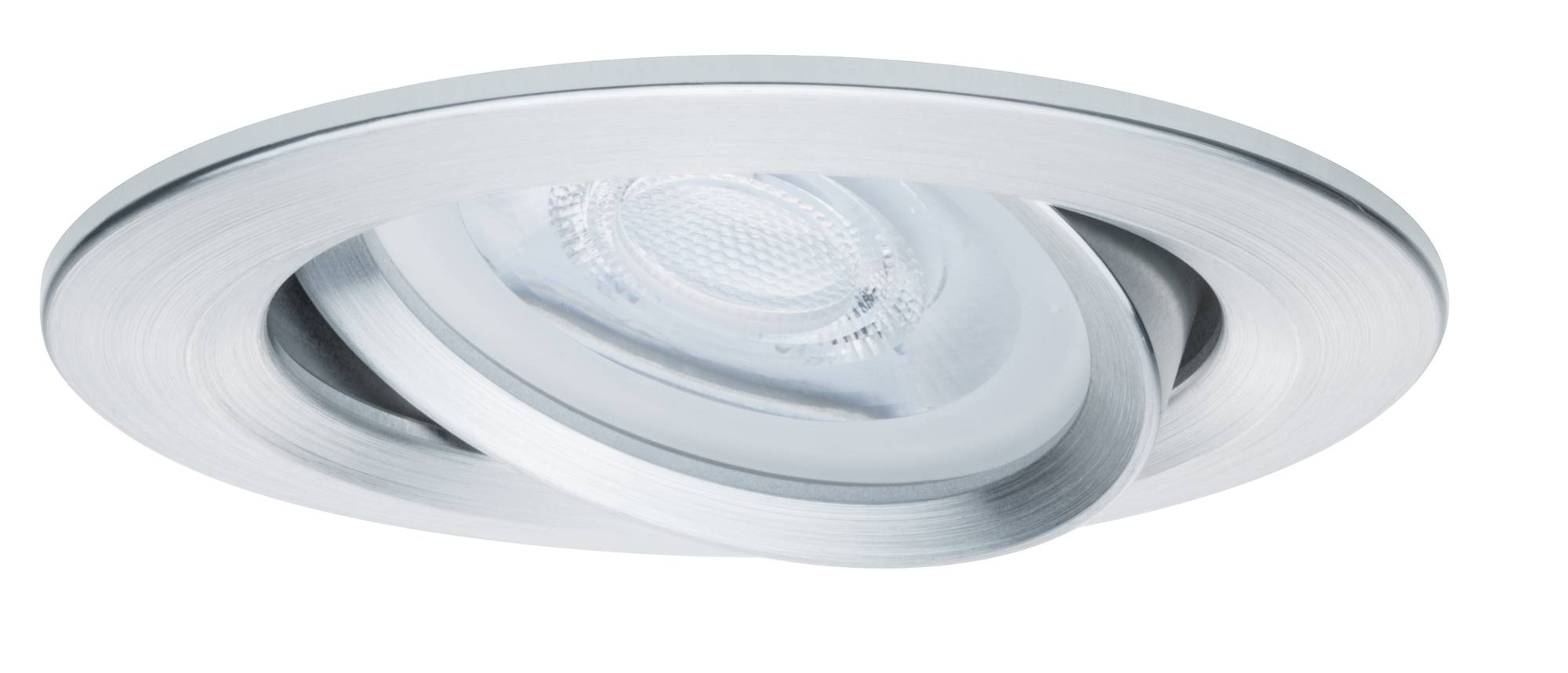 LED-plafondlamp met draaibaar, cirkelvormig ontwerp, geschikt voor gerichte verlichting in moderne woonruimtes.