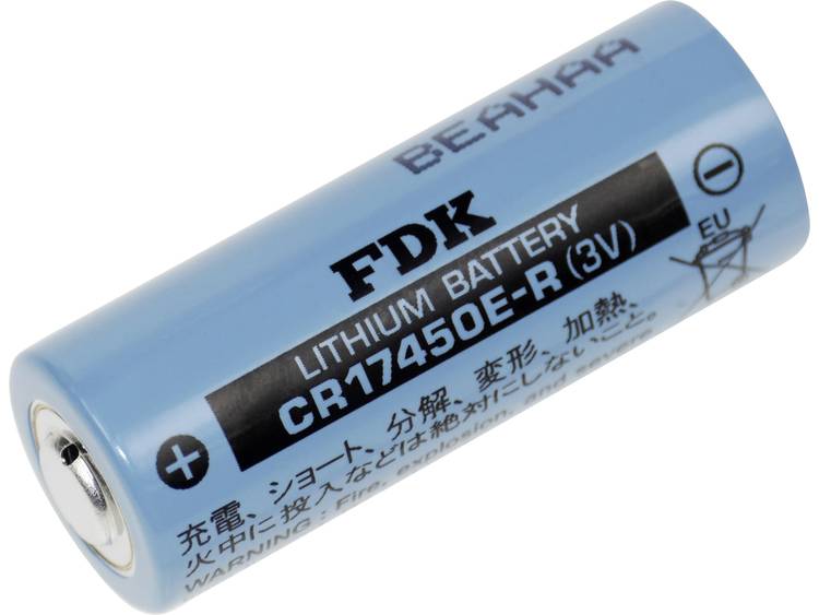 FDK CR17450ER Speciale batterij 17450 Geschikt voor hoge stroomsterktes, Geschikt voor hoge temperat