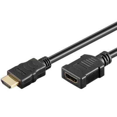 TECHly ICOC-HDMI-EXT010  HDMI Verlengkabel  1.00 m Zwart 