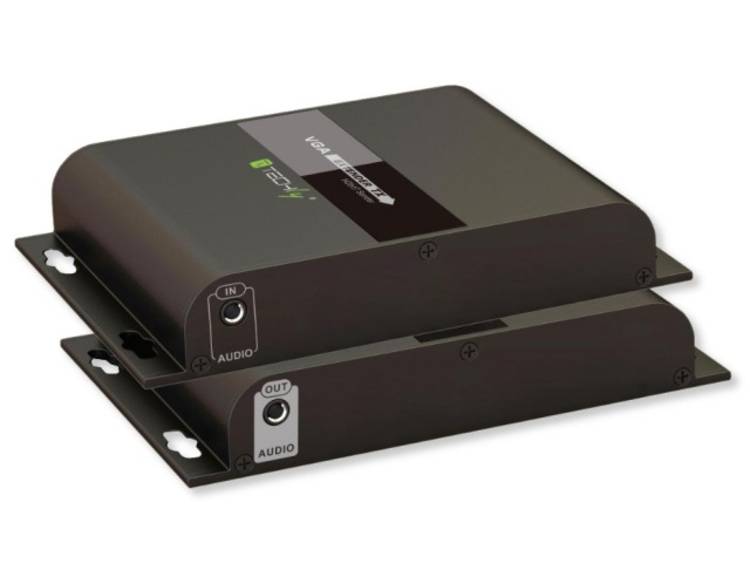 Techly IDATA EXTIP-383V AV transmitter & receiver audio-video extender