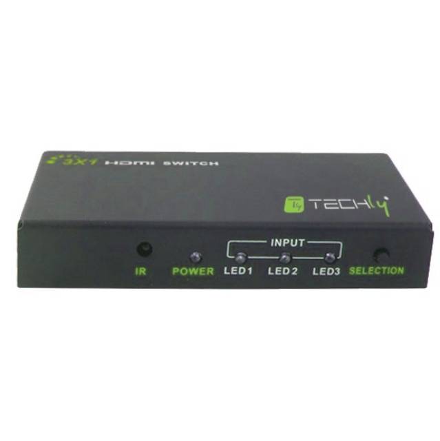 TECHly IDATA-HDMI-4K31 HDMI-switch 3 poorten 1920 x 1080 Pixel-2