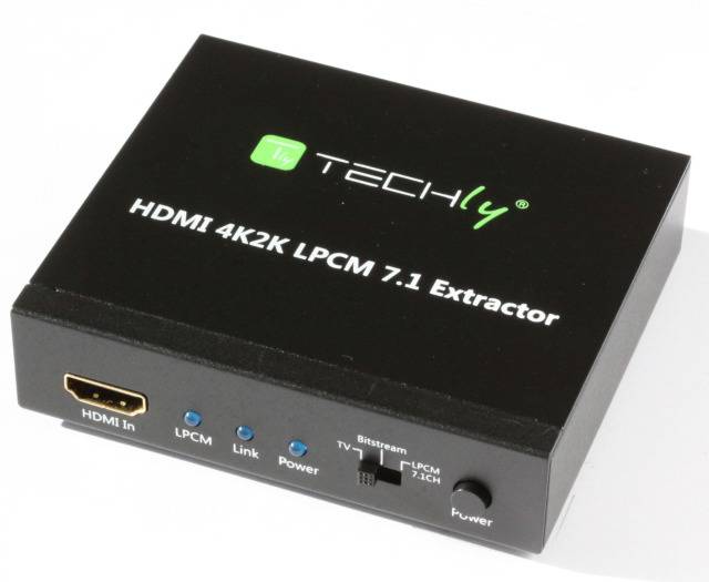 TECHly Audio Extractor IDATA-HDMI-EA74K [HDMI - HDMI, Toslink, Jackplug] 1920 x 1080 Pixel-0