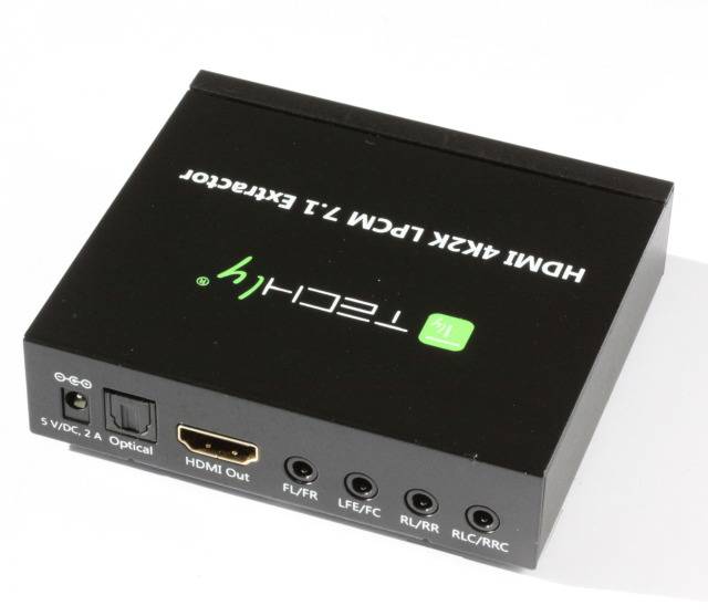 TECHly Audio Extractor IDATA-HDMI-EA74K [HDMI - HDMI, Toslink, Jackplug] 1920 x 1080 Pixel-2