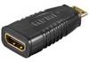 TECHly IADAP-HDMI-MC HDMI Adapter [1x HDMI-stekker C mini - 1x HDMI-bus] Zwart 0 mm