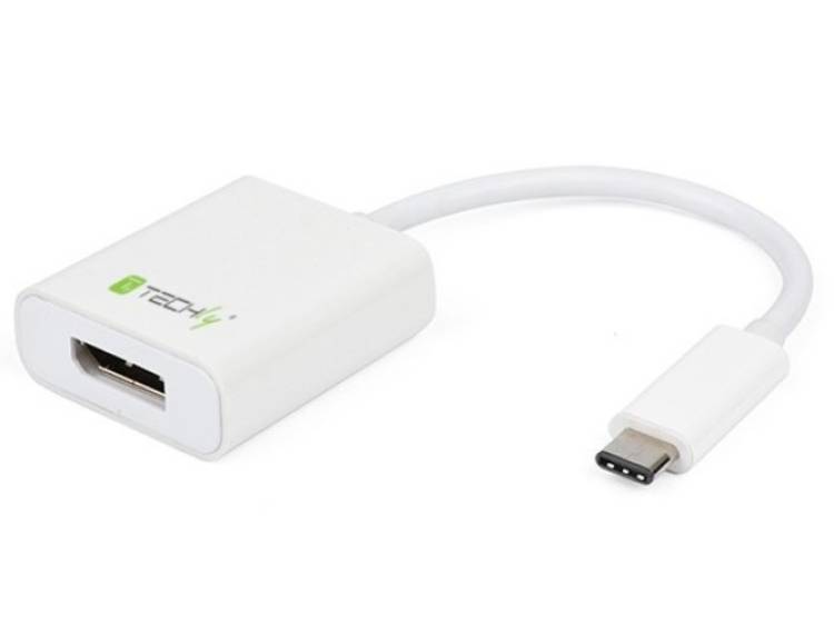 Techly IADAP USB31-DP 3840 x 2600Pixels Wit USB grafische adapter