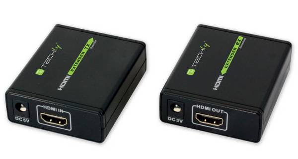 TECHly IDATA-EXT-E70 HDMI  Via netwerkkabel RJ45 60 m