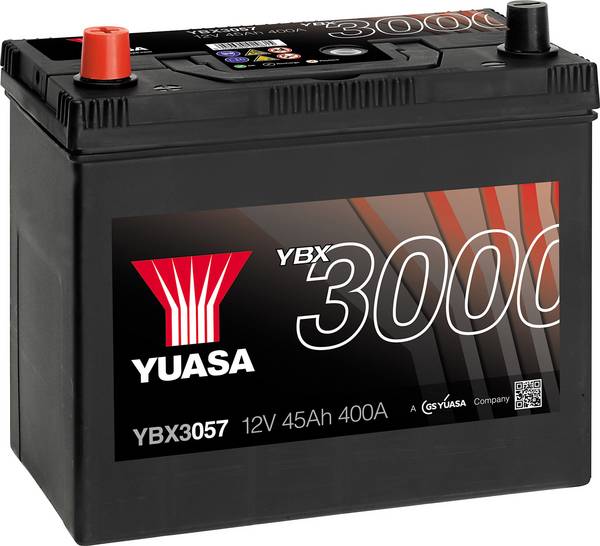 Yuasa SMF YBX3057 Autoaccu  45 Ah  Pooltype: T1/T3