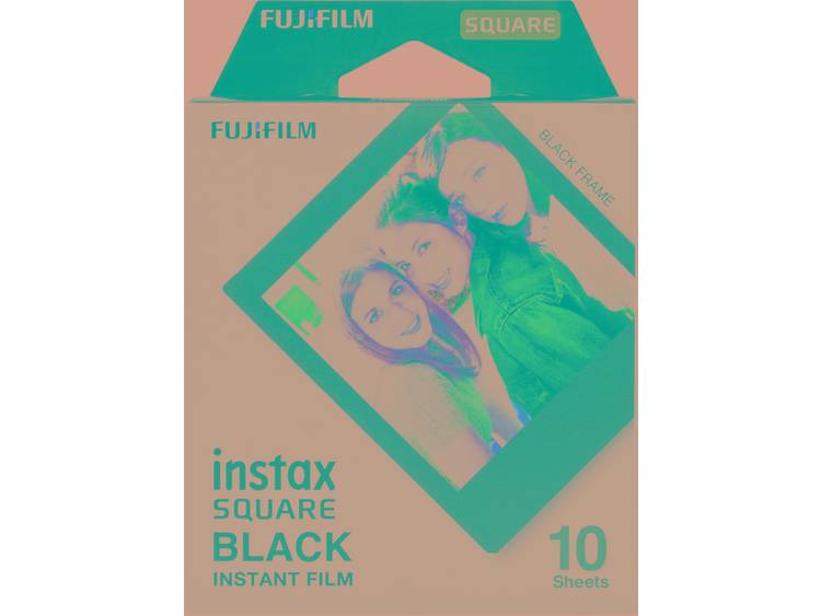 Fujifilm Fuji Instax Square Film Black Frame (1-Pak)