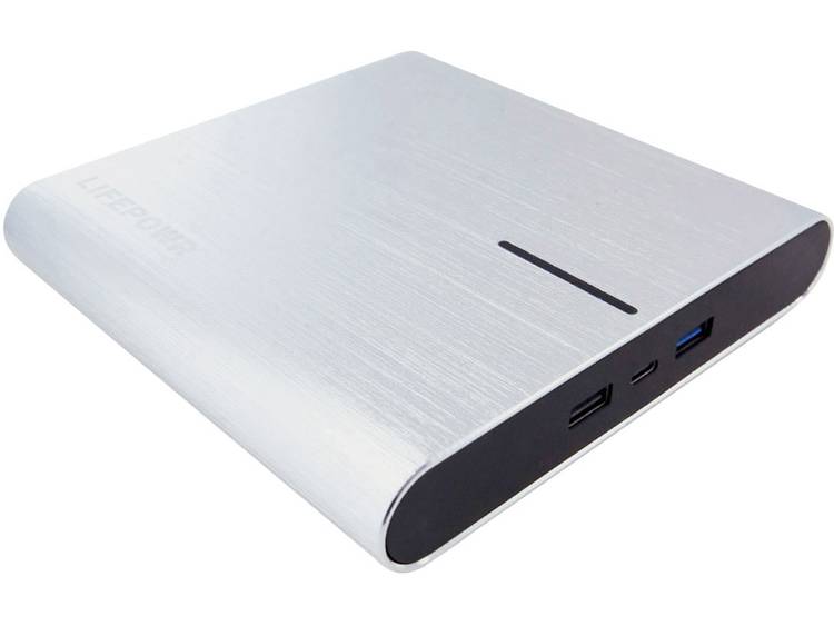LIFEPOWR 27000 mAh Powerstation 4 USB-poort(en) PB A3
