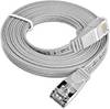 Wirewin PKW-STP-SLIM-KAT6 0.25 RJ45 Netwerkkabel, patchkabel CAT 6 U/FTP 0.25 m Grijs Plat 1 stuk(s)