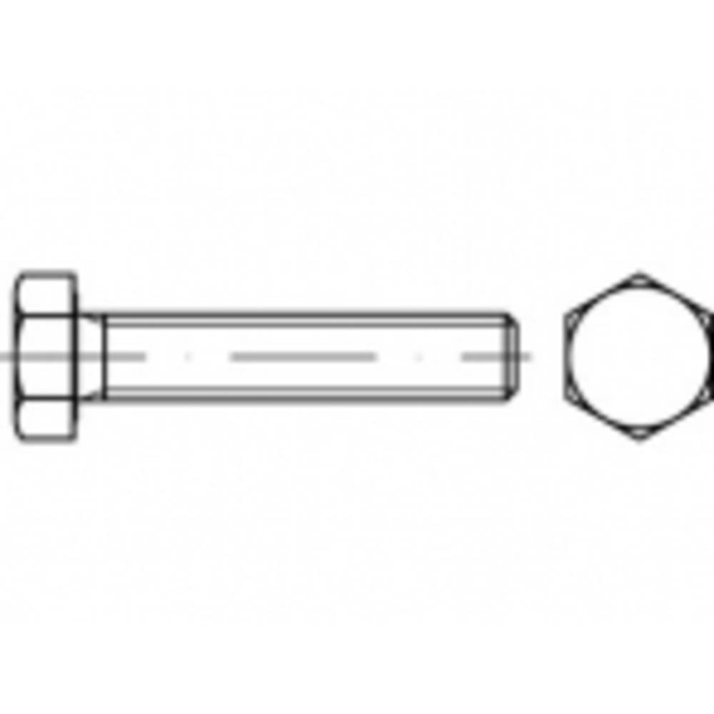 TOOLCRAFT TO-5367798 Zeskantbouten M8 180 mm Buitenzeskant ISO 4017 RVS A4 1 stuk(s)