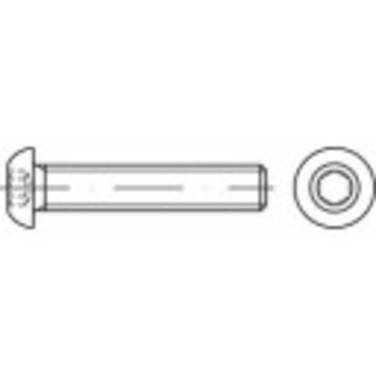 TOOLCRAFT  TO-5378109 Lenskopschroeven M3 10 mm Binnenzeskant (inbus)    RVS A2 500 stuk(s)