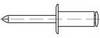 TOOLCRAFT TO-5381145 Popnagel 6 mm RVS 200 stuk(s)