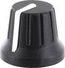 TRU COMPONENTS RK49009WS Draaiknop Met knopmarkering Zwart (Ø x h) 18.8 mm x 15.24 mm 1 stuk(s)