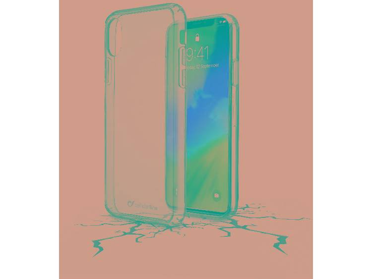 Cellularline Clear Duo iPhone Backcover Geschikt voor model (GSMs): Apple iPhone XR Transparant