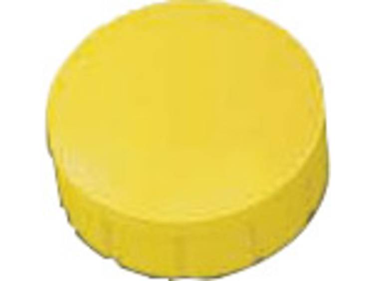 Maul magneet MAULsolid, diameter 15 x 7 mm, geel, 10st