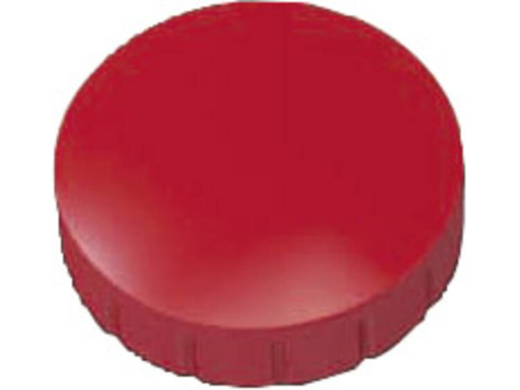 Maul magneet MAULsolid, diameter 24 x 8 mm, rood, 10st