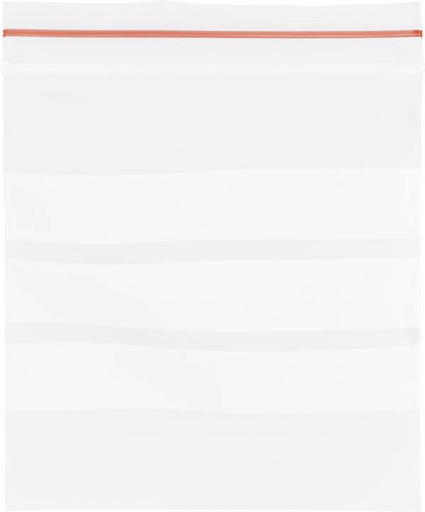 Hersluitbare zak met etiketstrook (b x h) 80 mm x 120 mm Transparant Polyethyleen 1 stuk(s)