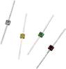 Broadcom HLMP-6300 Bedrade LED Rood Koepelvormig 1.9 mm 10 mcd 90 ° 10 mA 1.8 V