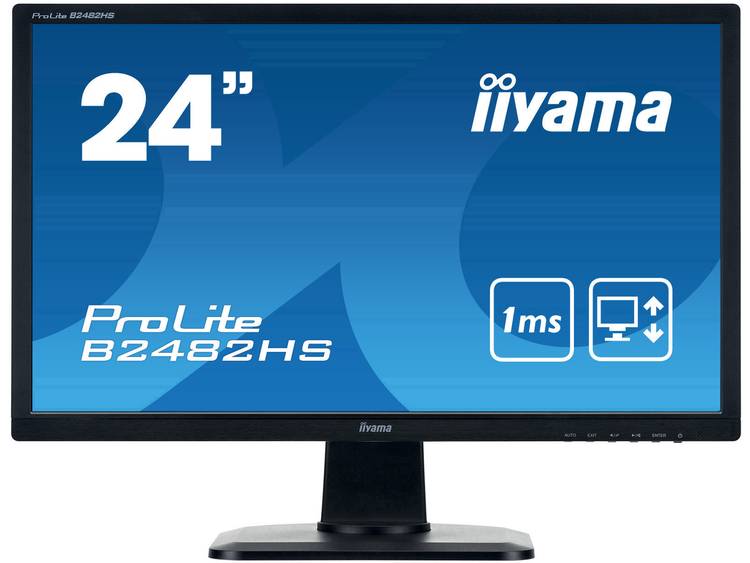 iiyama ProLite B2482HS-B1 24 Full HD LED Mat Flat Zwart computer monitor