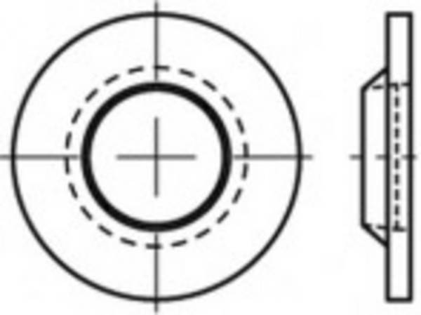 Onverliesbare ringen 88152 100 stuk(s) TOOLCRAFT TO-5455038