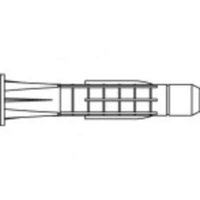 TOOLCRAFT R 88383 Form Tri-K Plug 51 mm  TO-5455122 100 stuk(s)