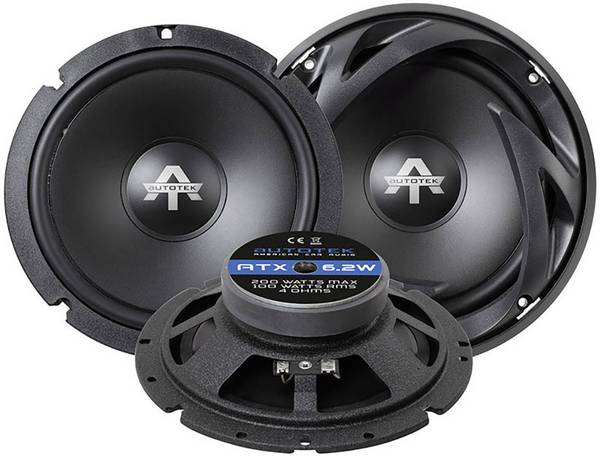 Autotek ATX 6.2W Breedband inbouwluidspreker 200 W Inhoud: 1 stuk(s)