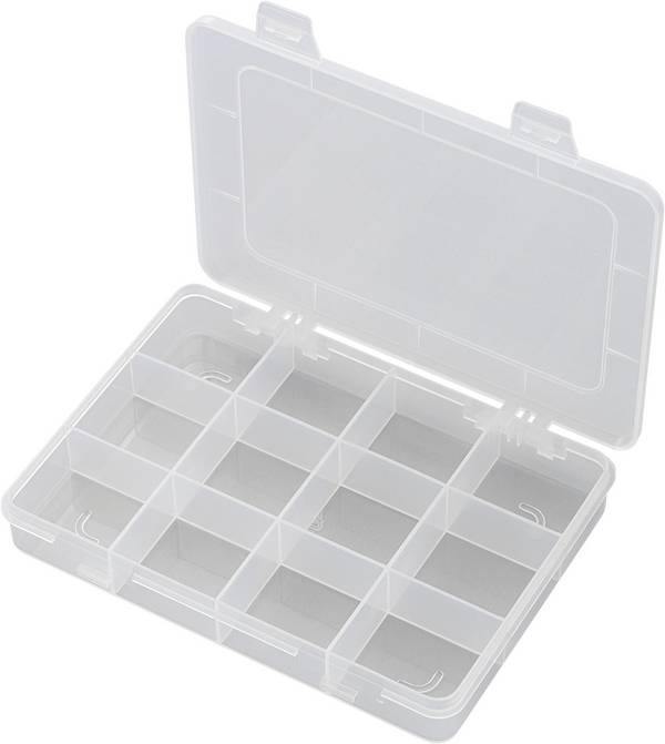 TRU COMPONENTS E-110 Assortimentsdoos (l x b x h) 184 x 124 x 25 mm Aantal vakken: 12 Vaste onderverdeling Inhoud 1 stuk(s)