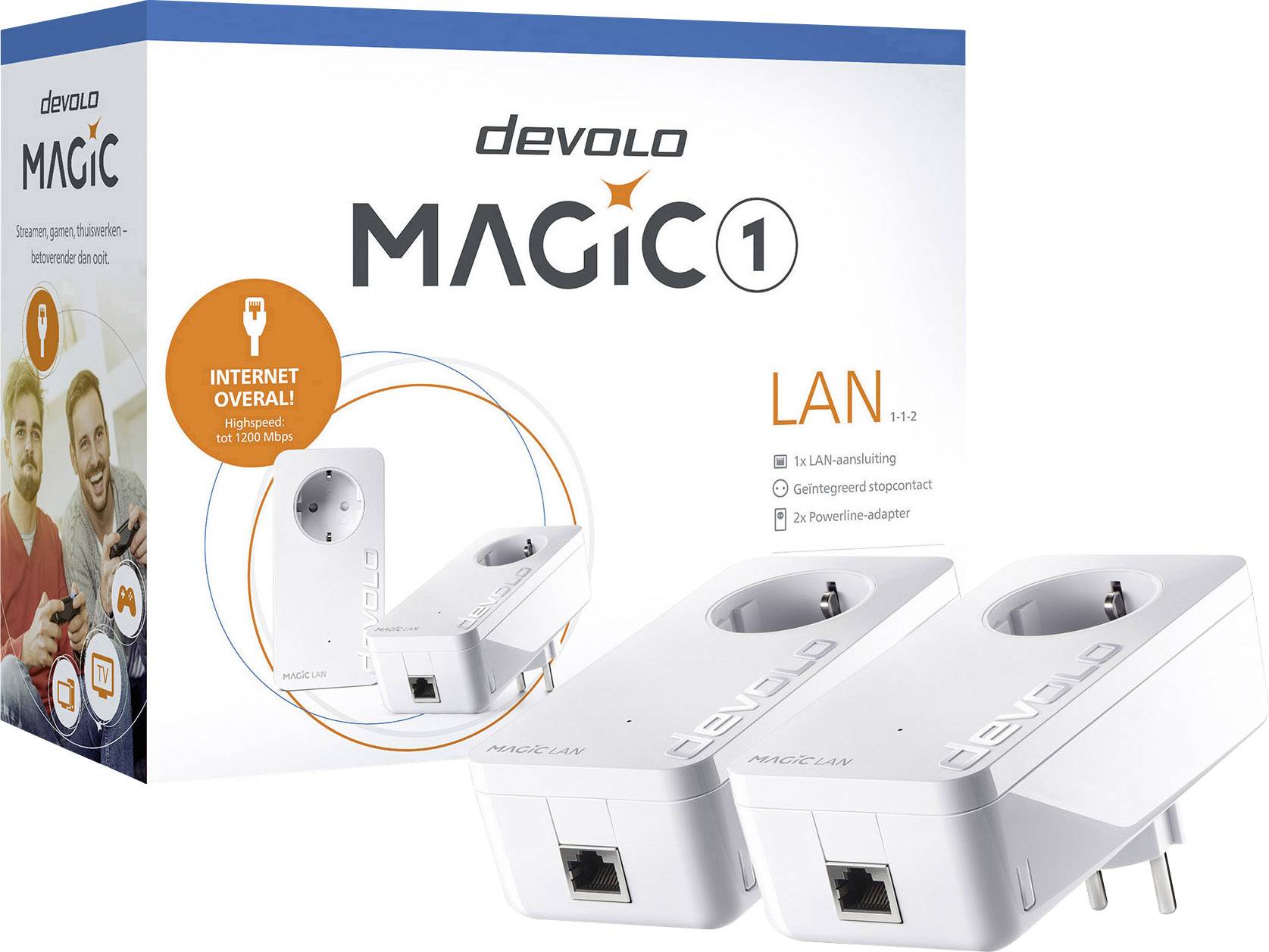 Devolo Magic 1 LAN 112 NL Powerline starterkit 1200 Mbit/s Conrad.nl
