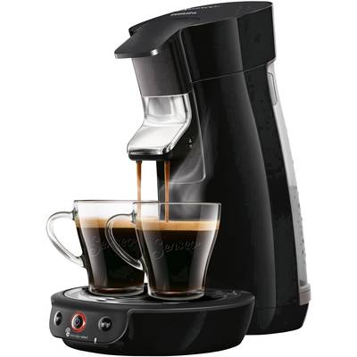 SENSEO® Viva Café HD6563/60 Koffiepadmachine Zwart In hoogte verstelbare koffietuit 