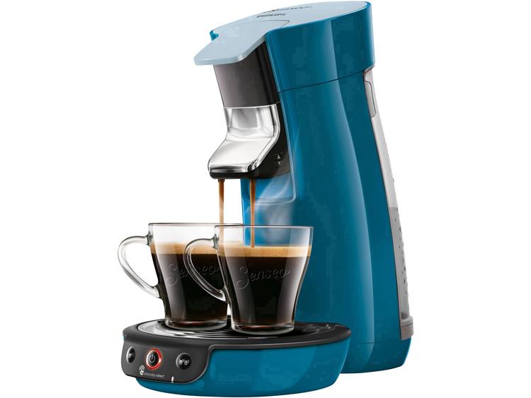 SENSEOÂ® Viva CafÃ© HD6563-70 Koffiepadmachine Blauw In hoogte verstelbare koffietuit