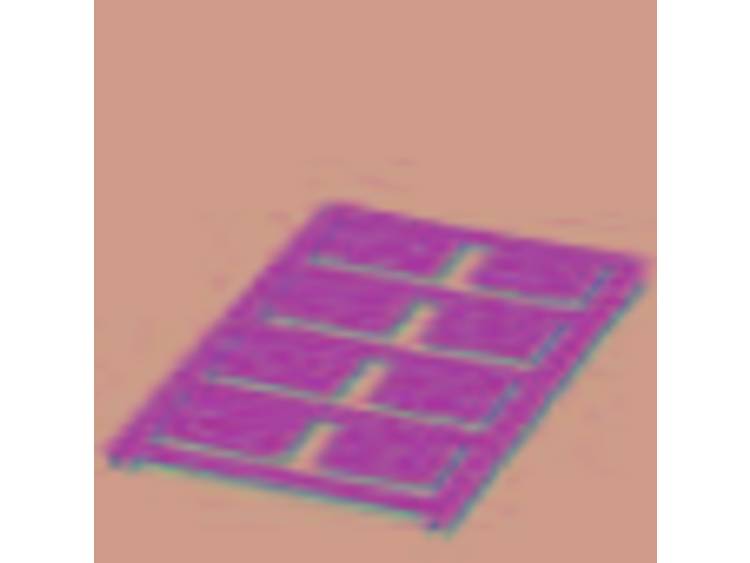 Etiketten voor thermotransferprinter Montagemethode: Plakken Markeringsvlak: 18 x 27 mm Geel Phoenix