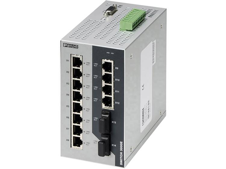 Phoenix Contact FL SWITCH 3012E-2FX SM Industrial Ethernet Switch